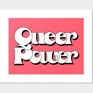 Queer Power / Original Retro Typography Design Posters and Art